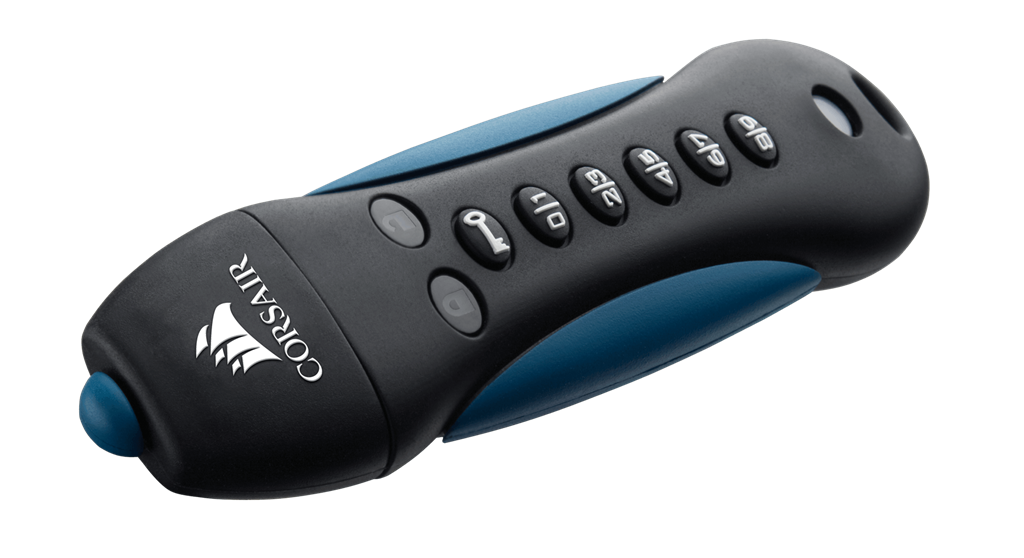 Corsair Flash Padlock 3 32GB Secure USB 3.0, Secure 256-bit hardware AES CMFPLA3B-32GB