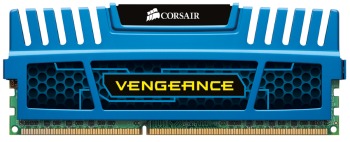 Corsair Vengeance 8GB 1600MHz DDR3, CL10 1.5V, modrý chladič, XMP CMZ8GX3M1A1600C10B