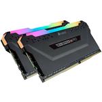 Corsair VENGEANCE RGB PRO, 16GB (2 x 8GB), DDR4, DRAM, 3200MHz, C16, Black CMW16GX4M2Z3200C16