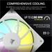 CORSAIR ventilátor RS120 ARGB, 120mm, W CO-9050184-WW