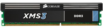 Corsair XMS3 4GB 1600MHz DDR3 CL9 DIMM 1.65V, Heatspreader, chladič CMX4GX3M1A1600C9