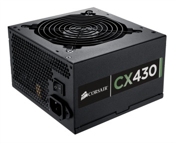 Corsair zdroj 430W CX Series CX430, 80 PLUS Bronze, 120mm ventilátor CP-9020046-EU