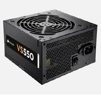 Corsair zdroj 550W VS series VS550, 80 PLUS White, 120mm ventilátor CP-9020097-EU