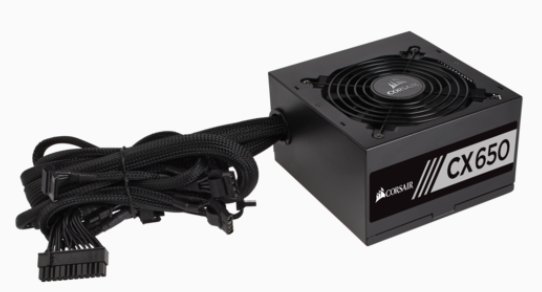 Corsair zdroj 650W CX Series CX650, 80 PLUS Bronze, modulárny, 135mm ventilátor CP-9020122-EU