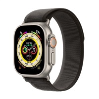 COTECi W97 Ultra Wild Trail Band for Apple Watch 42 / 44 / 45 / 49mm Black with Grey 21045-BG