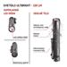 CREE LED kovové svietidlo Ultibright 50, P3150, 100lm, 1xAAA 8592920089675
