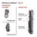 CREE LED kovové svietidlo Ultibright 50, P3150, 100lm, 1xAAA 8592920089675