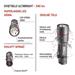 CREE LED kovové svietidlo Ultibright 70, P3170, 340lm, 3xAAA 8592920089736