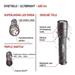 CREE LED nabíjacie kovové svietidlo Ultibright 80, 600lm 8592920089767