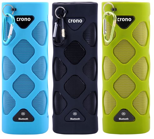 CRONO repro CS-2005M/ 2x 5W/ BlueTooth/ NFC/ IPX4/ 3.5 mm jack/ USB/ modrý