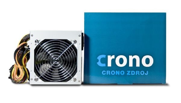 CRONO zdroj PS400P/Gen2/ 400W/ 12cm fan/ 2x SATA/ druhá generace/ pasivní PFC/ retail balení/ 85+ Bronze/ CROPS400P/Gen2