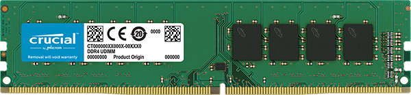 Crucial 4GB 2400MHz DDR4 CL17 Unbuffered DIMM CT4G4DFS824A
