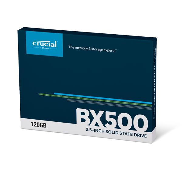 Crucial BX500 120GB 2.5-inch SATA 6.0Gb/s 540 MB/s Read, 500 MB/s Write CT120BX500SSD1