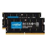 Crucial - DDR5 - sada - 128 GB: 2 x 64 GB - SO-DIMM 262 pinů - 2800 MHz / PC5-44800 - 1.1 V - on-die ECC CT2K64G56C46S5