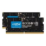 Crucial - DDR5 - sada - 48 GB: 2 x 24 GB - SO-DIMM 262 pinů - 5600 MHz / PC5-44800 - CL46 - 1.1 V - CT2K24G56C46S5