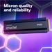 Crucial P510 2TB SSD PCIe 5.0 NVMe M.2 2280, r10000MB/s, w8700MB/s, s chladičom CT2000P510SSD5
