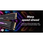 Crucial T710 1TB SSD PCIe NVMe M.2 2280, r14900MB/s, w13700MB/s CT1000T710SSD8