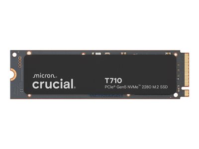 Crucial T710 - SSD - šifrovaný - 4 TB - interní - M.2 2280 - PCI Express 5.0 (NVMe) - TCG Opal Encr CT4000T710SSD8