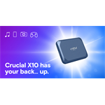 Crucial X10 4TB Portable SSD, USB 3.2, r2100MB/s CT4000X10SSD9
