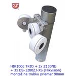 CSAT HIK100E TRIO + 2x Z130NE špeciálny úchyt pre montáž troch kamier HIK100E TRIO + 2x Z130NE