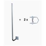 CSAT JK1050 malý stožiar s uchytením na stenu/stožiar 105cm JKS1050+2xZ1V85