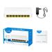 Cudy 8-Port Switch, 8 10/100M RJ45 Ports, Desktop, Power Saving, Plug & Play FS108D