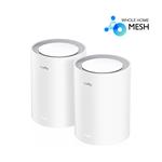 Cudy AX1800 Mesh Wi-Fi 6 Solution 2-Pack, Chipset MT7621A +MT7905DAN +MT7975DN M1800
