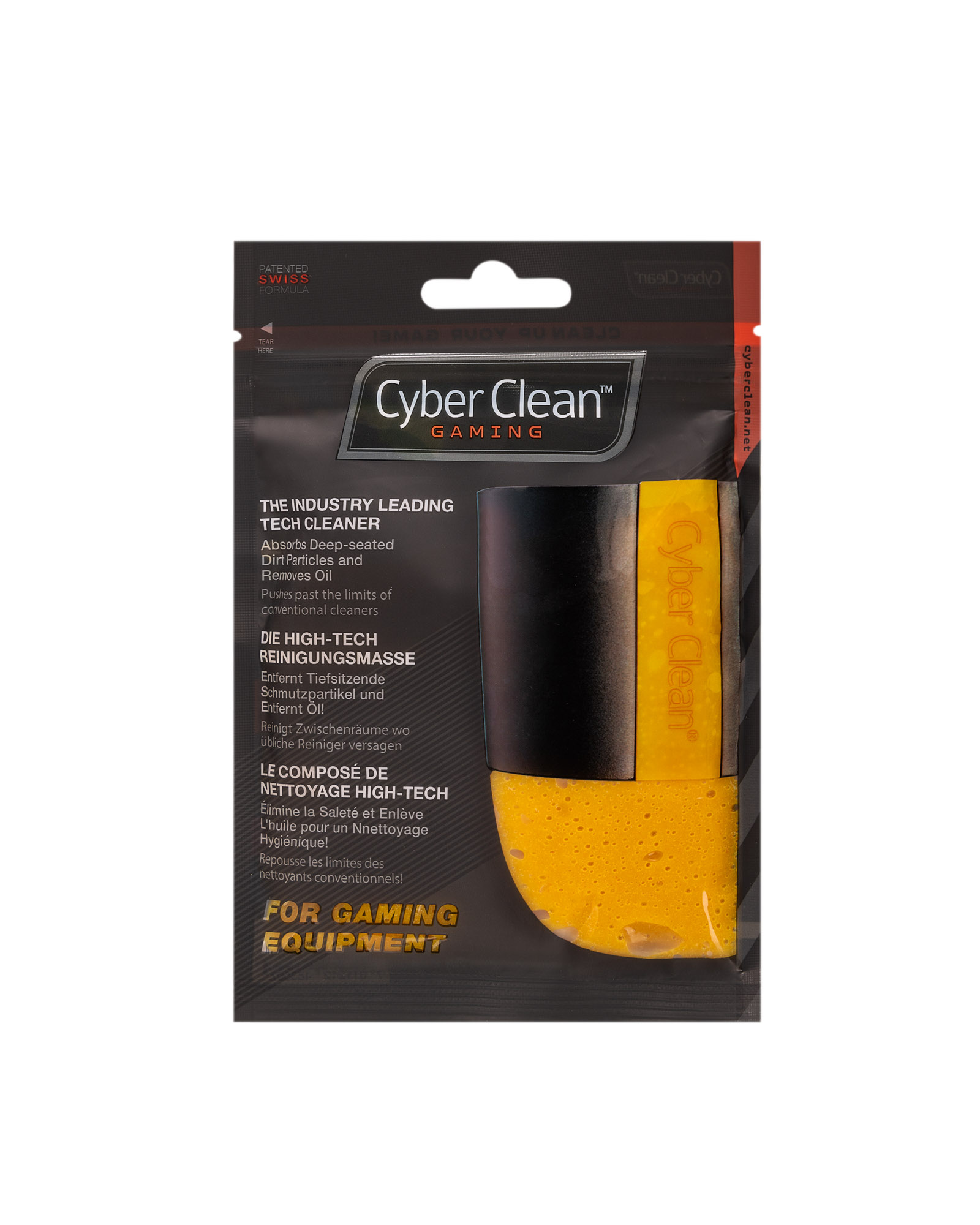 CYBERCLEAN Gaming Zip Bag 80g ORANGE (46300) 46300ORANGE