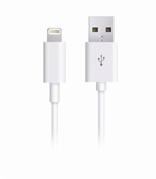 Cygnett nabíjací a synchronizačný kábel Lightning/USB, 2m, MFi schválený, biely CY1101PCCSL