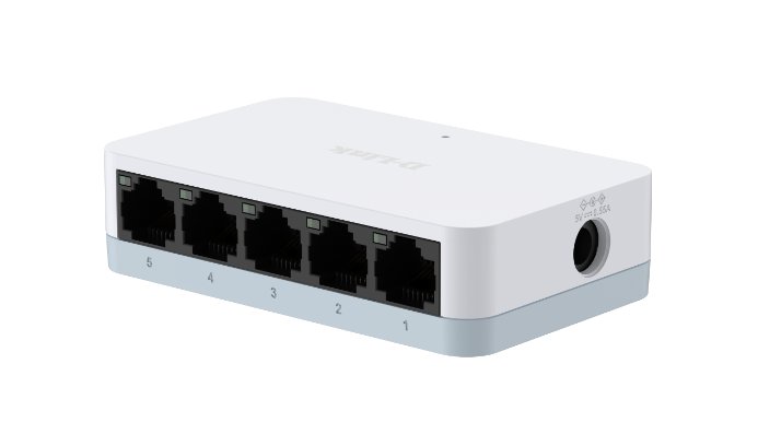 D-Link 5-Port Fast Ethernet Unmanaged Switch, DES-1005C DES-1005C/V/E