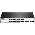 D-link DGS-1210-20 "16 10/100/1000 Base-T port with 4 x 1000Base-T /SFP ports - 16 x 10/100/1000Mbps Auto-Negotiating P