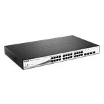 D-Link DGS-1210-28MP L2/L3 Smart+ PoE switch, 24x GbE PoE+, 4x RJ45/SFP, PoE 370W DGS-1210-28MP/E