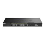 D-Link DGS-1530-28P/E, 24-Port Gigabit Stackable Smart Managed PoE Switch