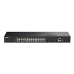 D-Link DGS-1530-28SC/E, 24-Port Gigabit Stackable Smart Managed Switch