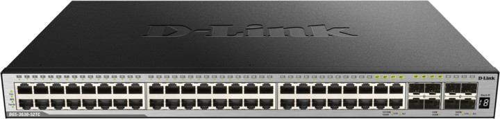 D-Link DGS 3630-52TC - Přepínač - L3 - řízený - 44 x 10/100/1000 + 4 x kombinace Gigabit SFP + 4 x DGS-3630-52TC/SI