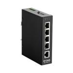 D-Link DIS 100G-5W - Přepínač - neřízený - 5 x 10/100/1000 - lze montovat na konzolu DIN, pro připe DIS-100G-5W