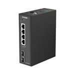 D-Link DIS-210G-06 6-Port Gigabit Industrial Smart Managed Switch with 2 x SFP Ports