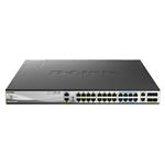 D-Link DMS-3130-30PS/E L3 Stck. Mng. Multi-Gig switch 16x 2.5G PoE+,8x 5G PoE++,2x 10G,4x 25G SFP28