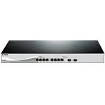 D-Link DXS 1210-10TS - Přepínač - řízený - 8 x 10GBase-T + 2 x 10 Gigabit SFP+ - Lze montovat do ro DXS-1210-10TS