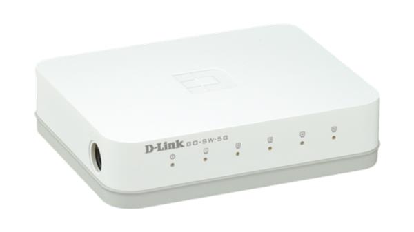 D-Link GO-SW-5G - Přepínač - neřízený - 5 x 10/100/1000 - desktop GO-SW-5G/E