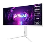 Dahua monitor LM30-E330CW curved 30" VA/2560x1080/1ms/250nits/3000:1/200Hz/2xDP/2xHDMI/Heigh Adj./Tilt/Swivel/bílý