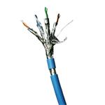 DATACOM F/FTP drát CAT6A LSOH,Eca 300m, plášť modrý 12153