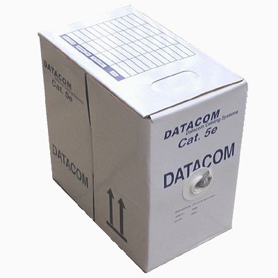 DATACOM kabel licna C5E UTP LSOH 305m box šedý 1151