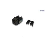 DATACOM Keystone RJ45 UTP CAT5E (DUAL) MINI černý