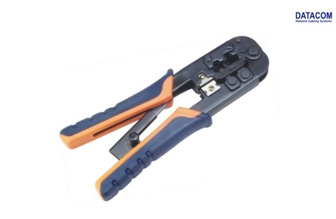 DATACOM Konektorovací kleště PROFI 8P+6P OR/BL račna (RJ45,12,11) 4511