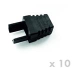 DATACOM Manžetka pro plug RJ45 černá (10ks)