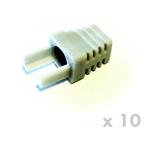 DATACOM Manžetka pro plug RJ45 šedá (10ks)