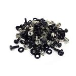 DATACOM Montážní sada M6 (50ks / bal.) - 16mm BLACK 7771