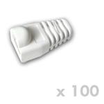 DATACOM Návlek pro plug RJ45 s bublinou bílý (100ks) 4361