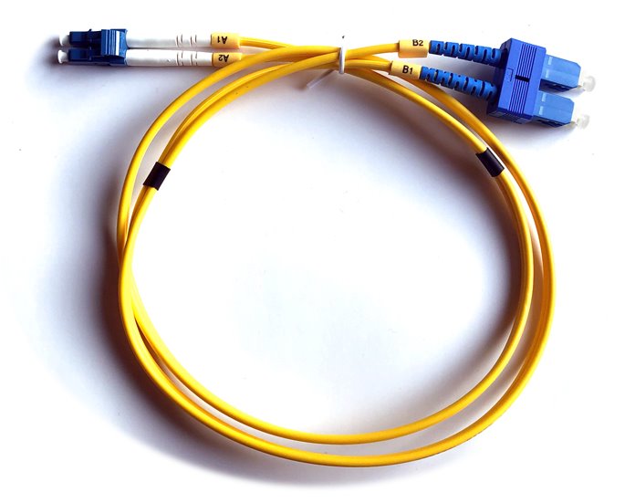 DATACOM optický patchcord LC-SC 09/125 SM 1m duplex 5450